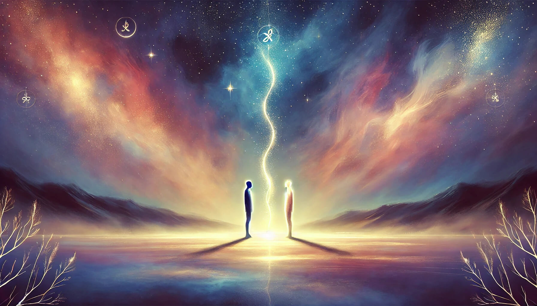 Flamme jumelle relation